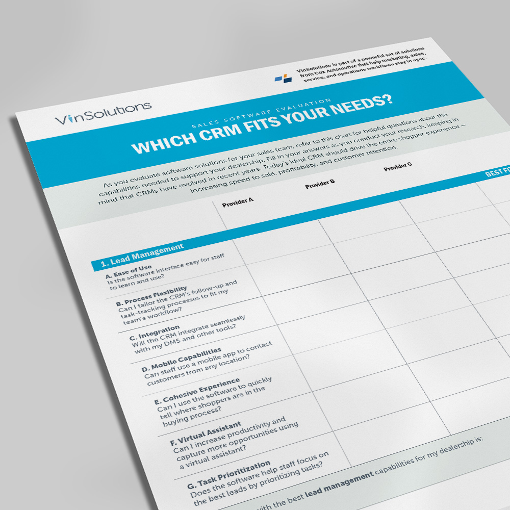 ales Software Evaluation: Which CRM Fits Your Needs?